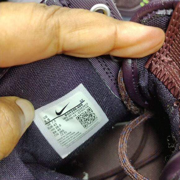 Nike Xarr The 10Th Boots Mens Size 8.5 Obsidian Blue Brown Green BQ5240-400 - Picture 8 of 8